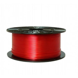 PETG transparentný červený - Plasty Mladeč 1.75mm 1kg