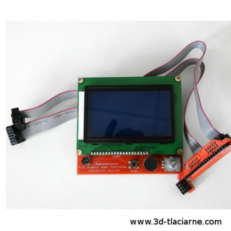 LCD displej s ovládaním (RepRap Full Graphic Smart Controller)