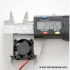 Chladiaci ventilátor (priamy) 25x25x10mm 12V