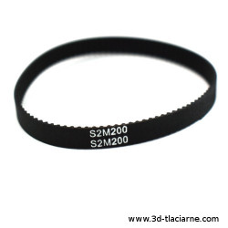 Ozubený remeň S2M GT2 6mm - 200 mm