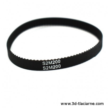 Ozubený remeň S2M GT2 6mm - 200 mm