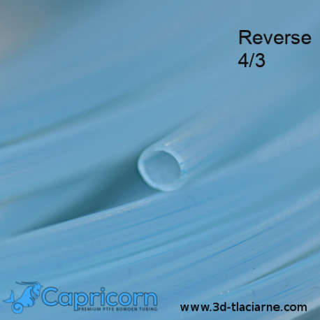 Hadička Capricorn TL Reverse bowden 4/3 mm, 1,75 mm, 10 cm