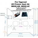 Platňa pod hotbed pre Anet A8 A6 V2