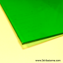 Sklenená platňa 320x320 mm, 4 mm, zelená fólia