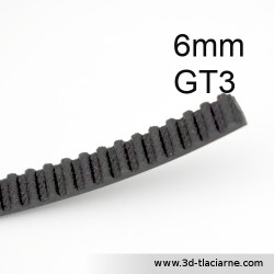 Ozubený remeň GT3 6mm