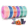 PLA+ Silk TriColor SUNLU - Blue Green Purple 1.75 mm 1 kg